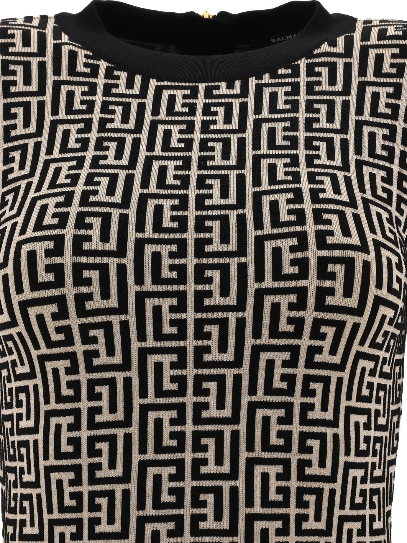 "MONOGRAM" JACQUARD DRESS