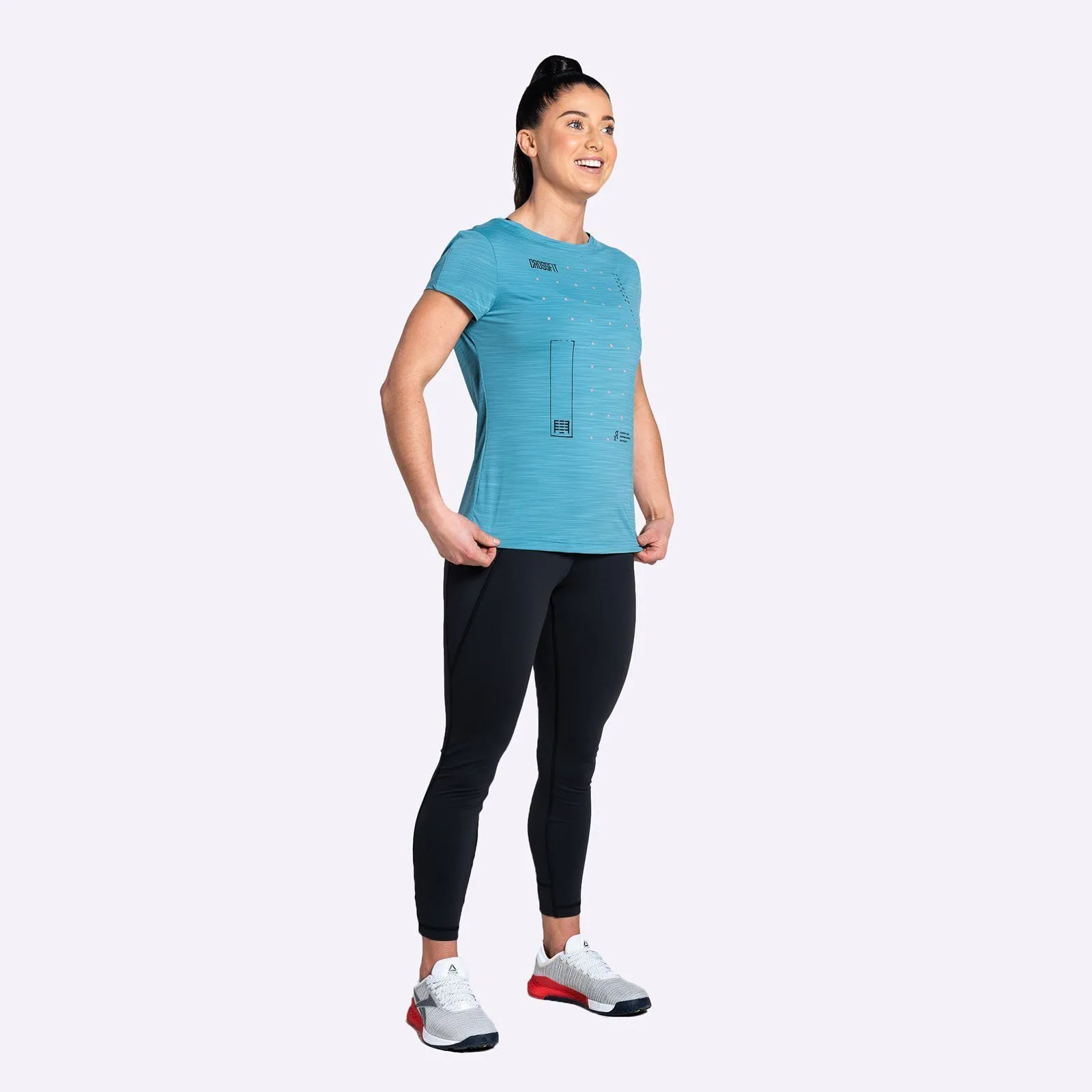 Reebok - Women's CrossFit ACTIVCHILL Tee - Mineral Mist