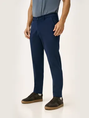 Rink Blue Slim Fit Stretch Chino Pants