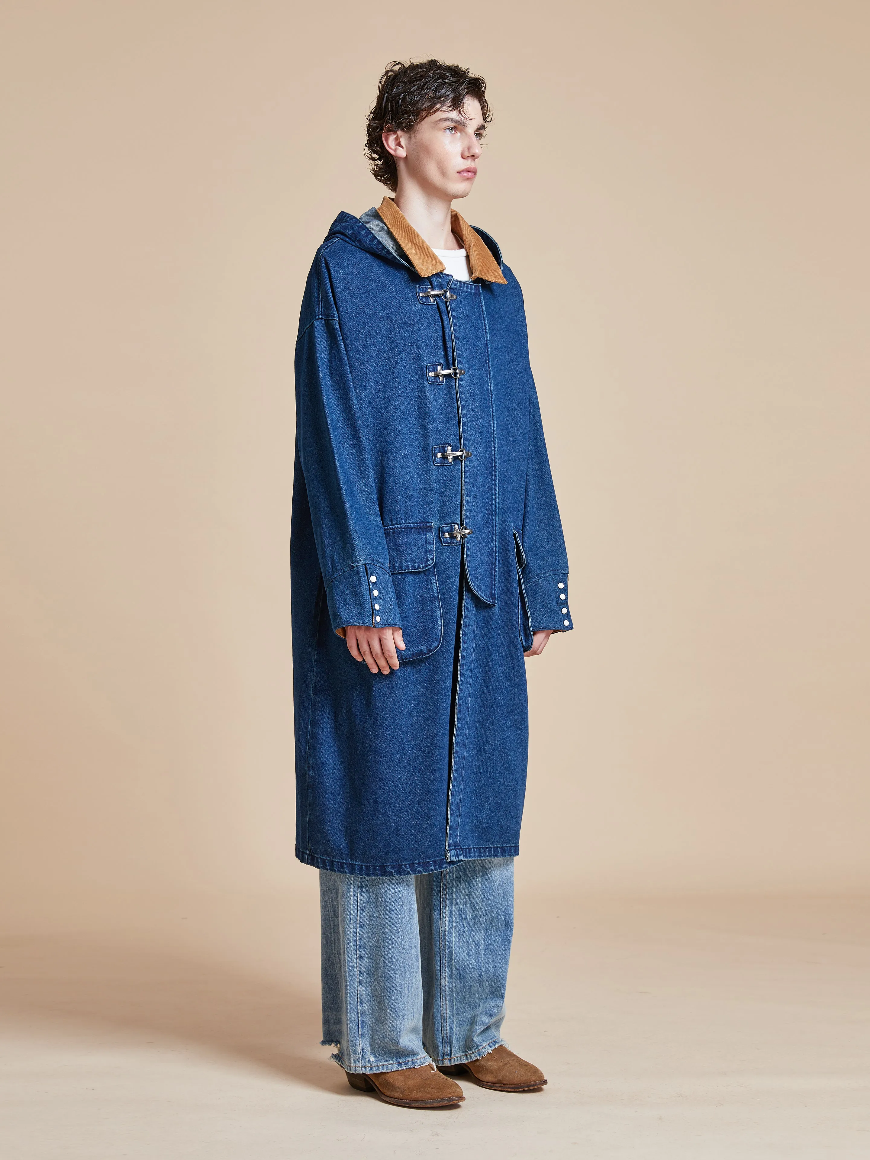 Sargasso Denim Buckle Coat