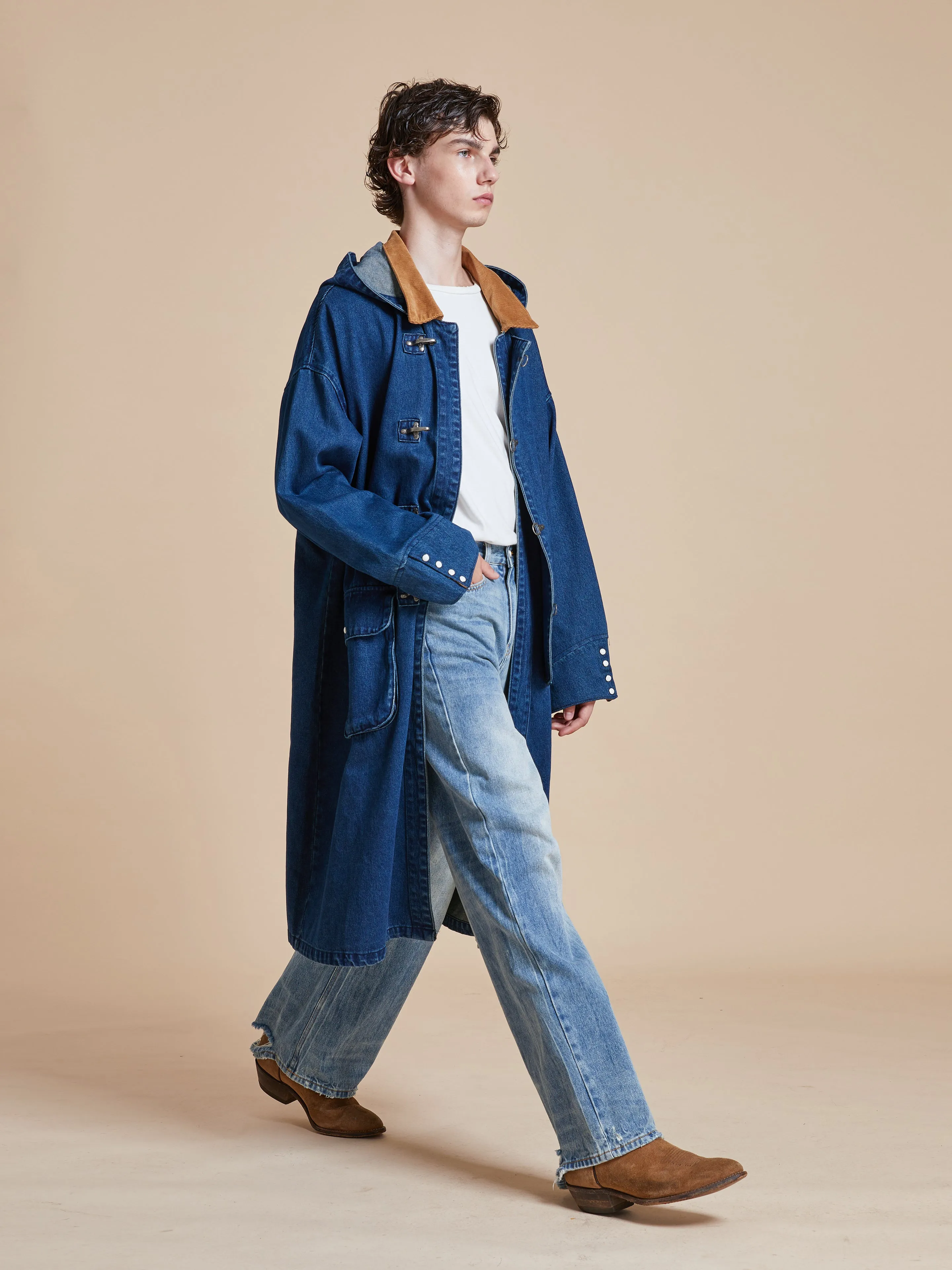 Sargasso Denim Buckle Coat