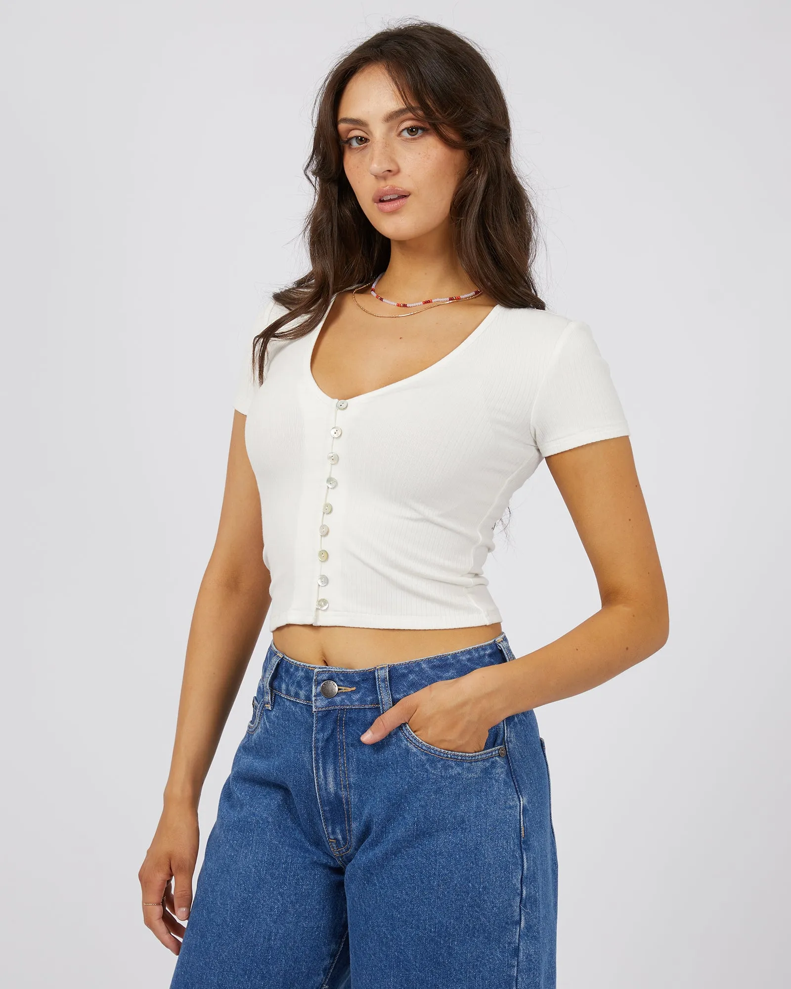 Sloane Top White