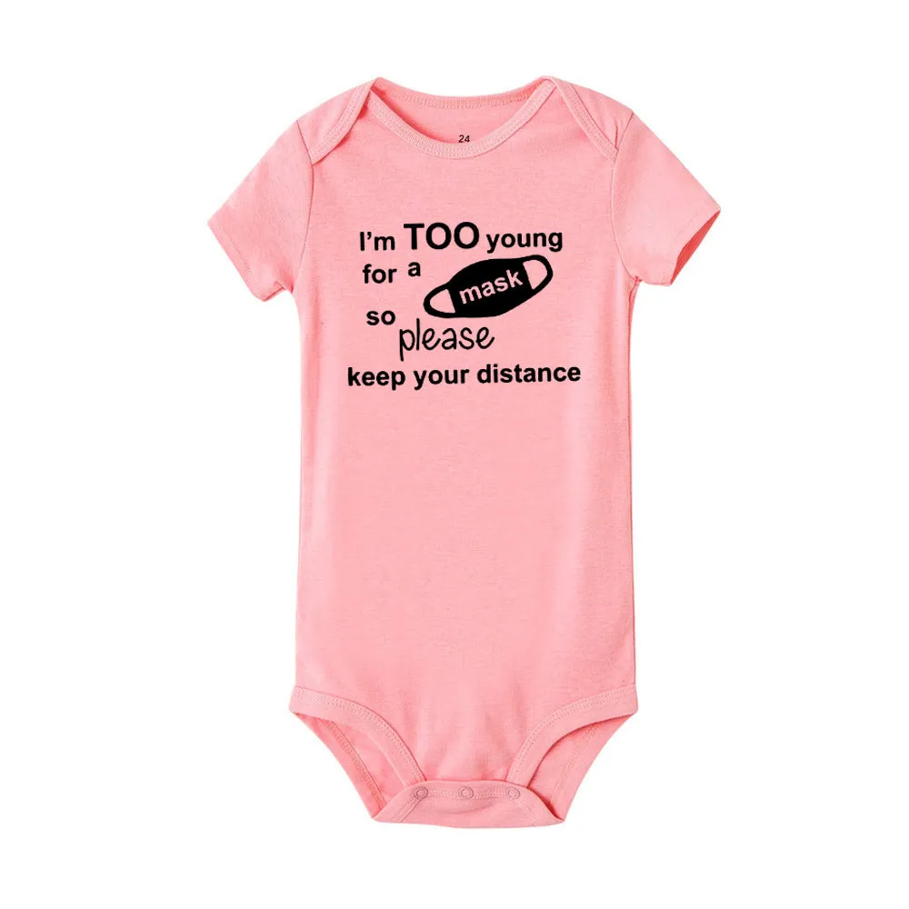 Social Distancing Baby Bodysuit