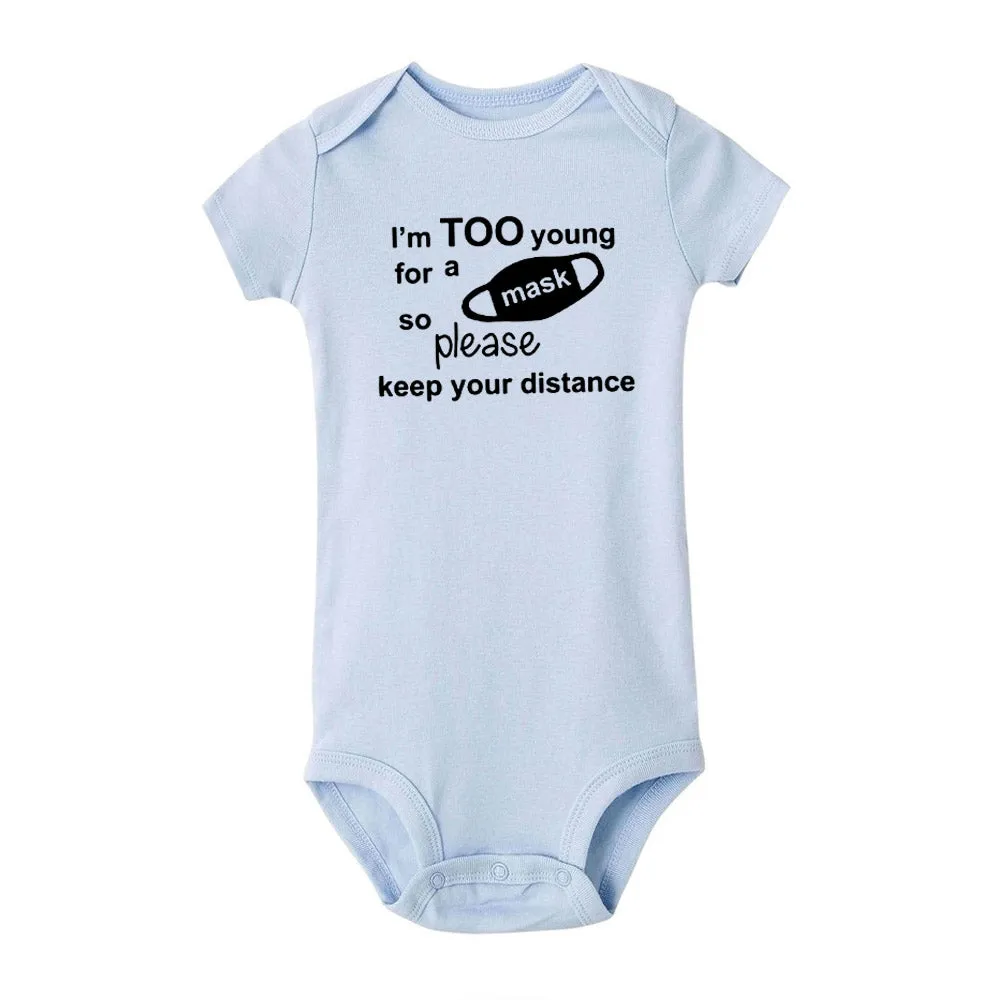 Social Distancing Baby Bodysuit