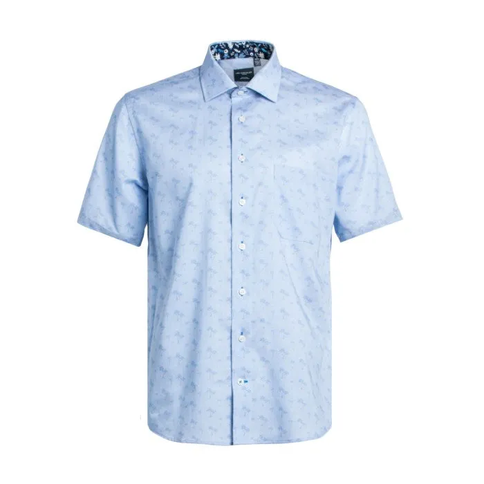 *Tall Sizes* Leo Chevalier Short-Sleeve Sports Shirt - 526355 1300