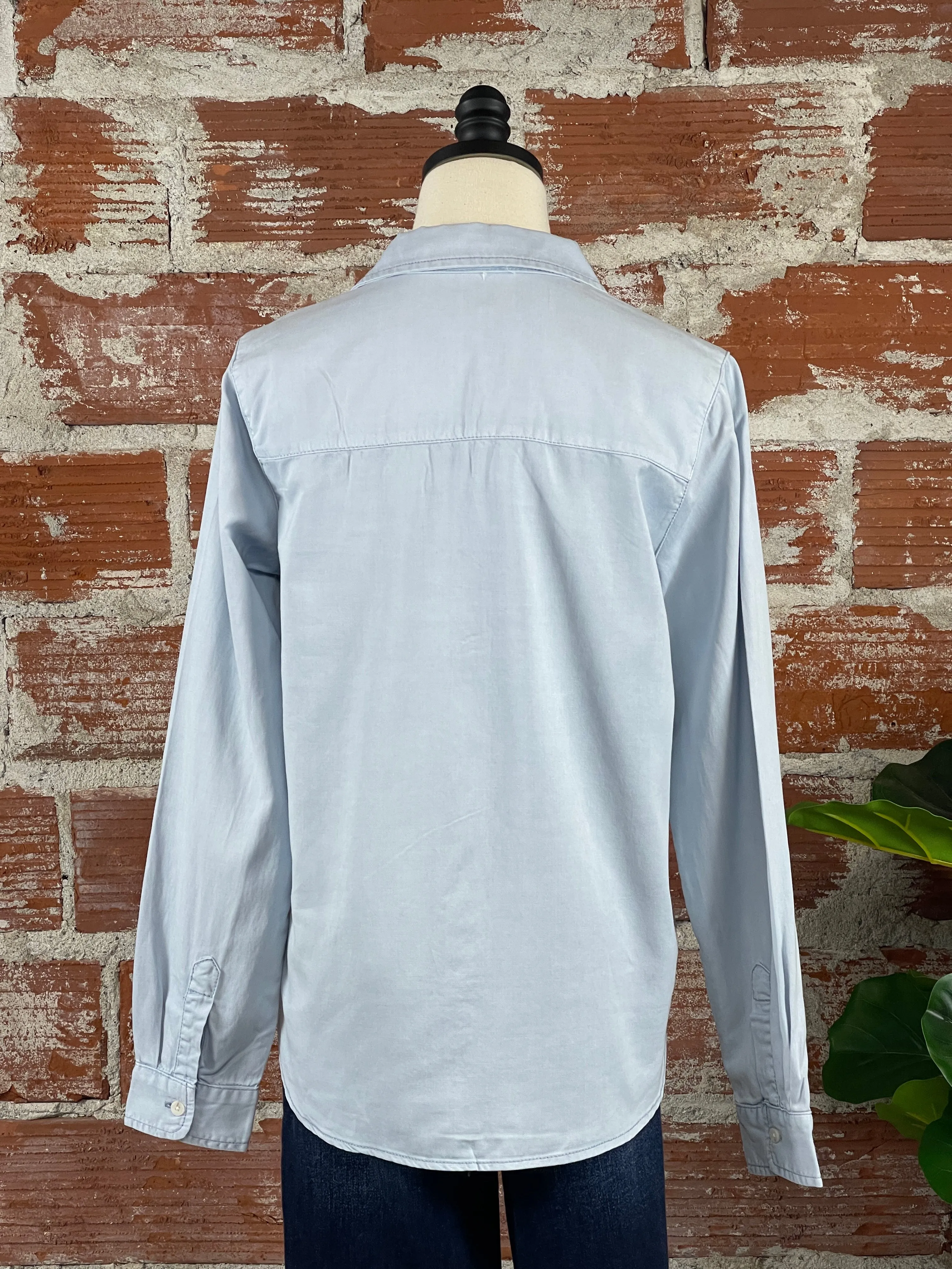 Thread and Supply Logan Shirt in Light Wash