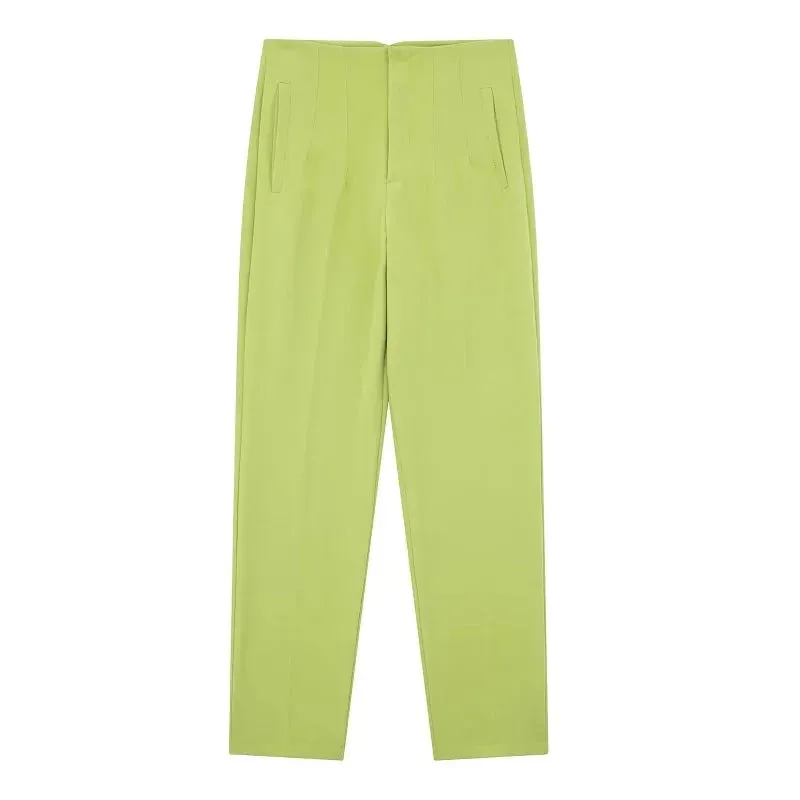 TRAF High Waist Pencil Trousers