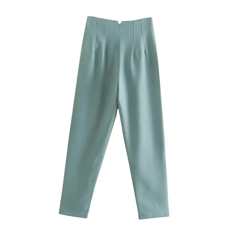 TRAF High Waist Pencil Trousers