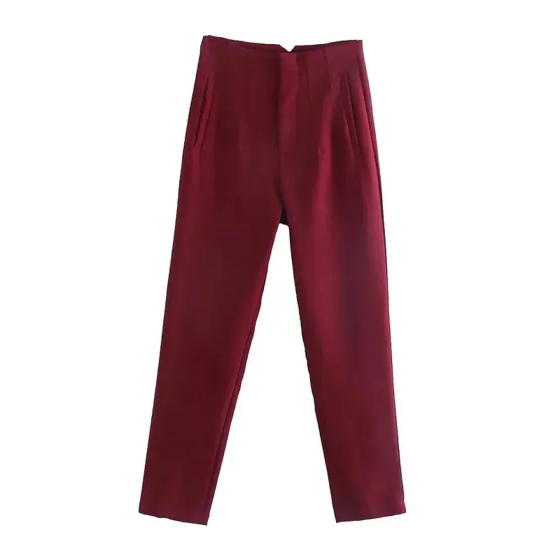 TRAF High Waist Pencil Trousers