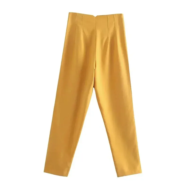 TRAF High Waist Pencil Trousers