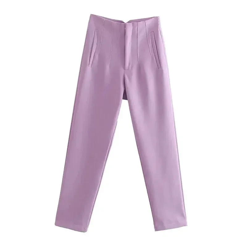 TRAF High Waist Pencil Trousers