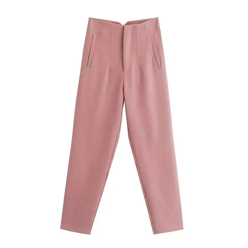 TRAF High Waist Pencil Trousers