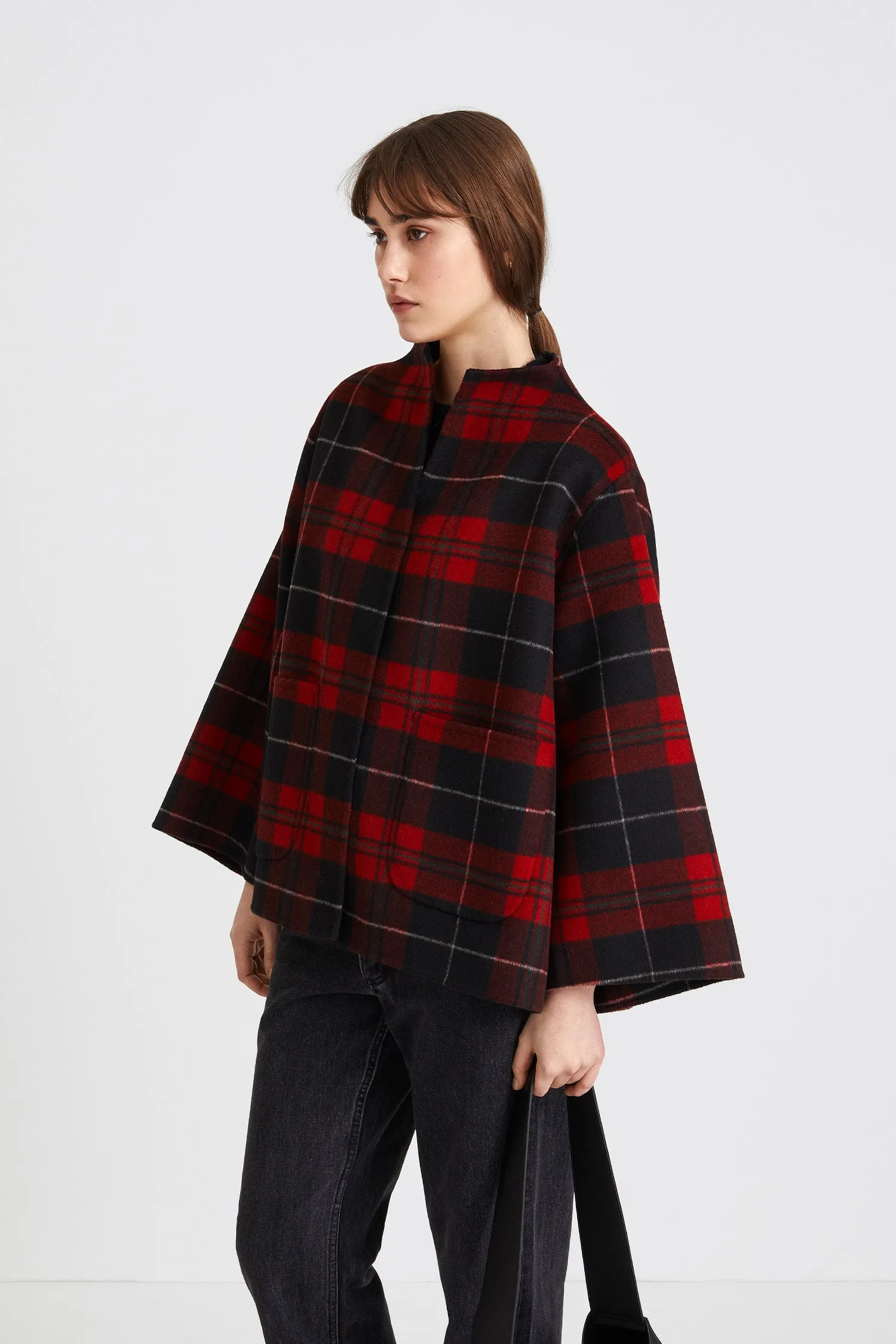 TRITSIS JACKET - RED CHECK