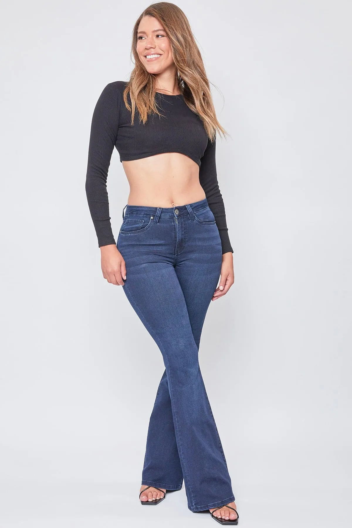 Women's Essential Hyperdenim  Flare Jeans - Long & Regular Inseam