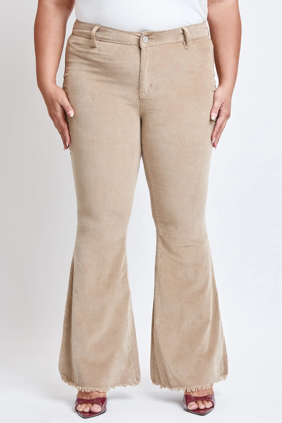 Women's Plus Corduroy Flare Pants